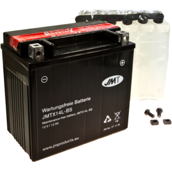 Motorradbatterie YTX14L-BS JMT