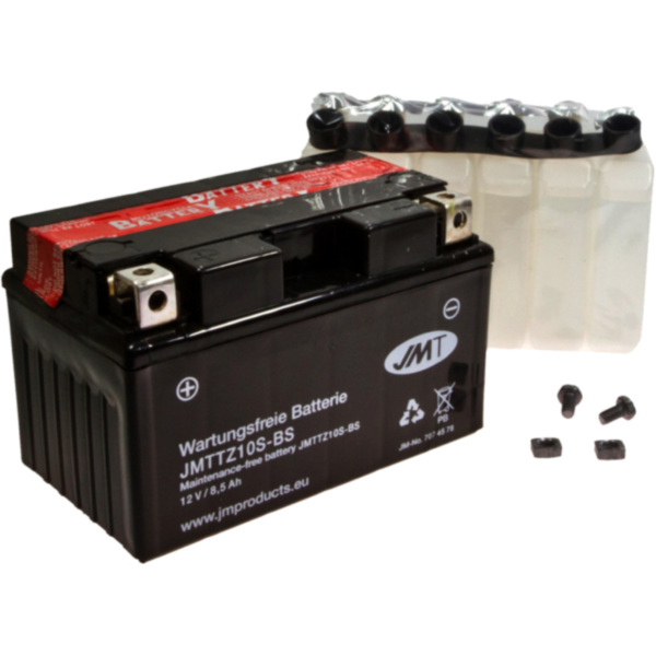 Motorcycle Battery TTZ10S-BS JMT fitting for Honda CBF  1000 SC58A 2008, 102/98 PS, 75/72 kw