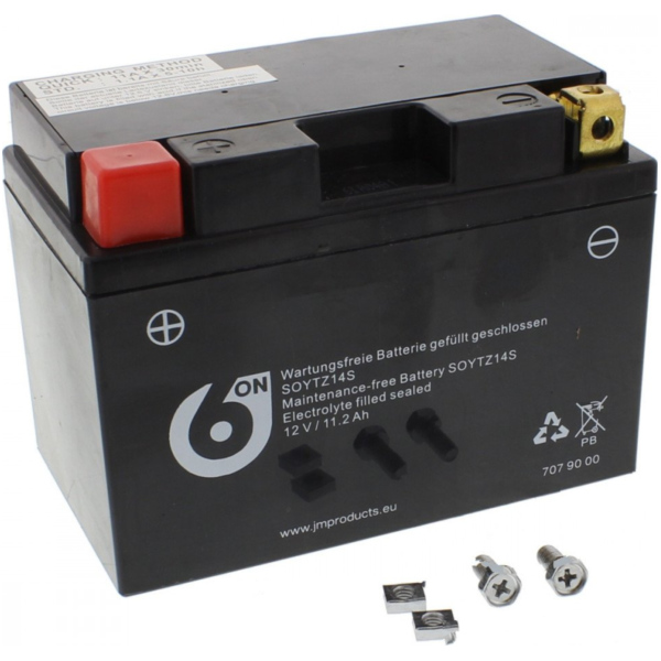 Motorcycle Battery YTZ14S WET 6-ON