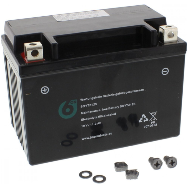 Motorcycle Battery YTZ12S WET 6-ON