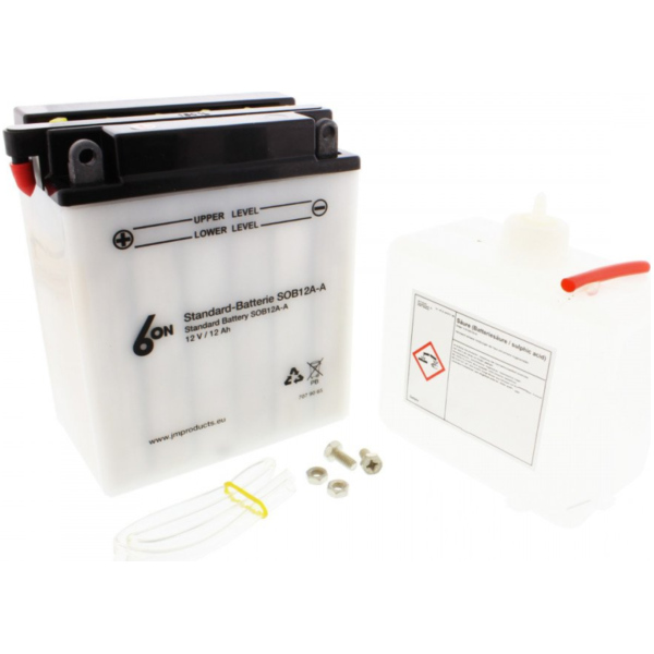 Motorcycle Battery YB12A-A 6-ON