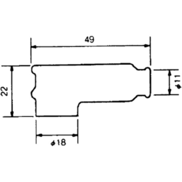 Zündkerzenstecker TRS1225-B blau NGK_1