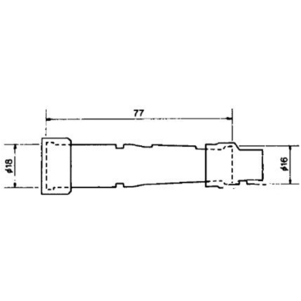 Zündkerzenstecker SD05F-R rot NGK_1