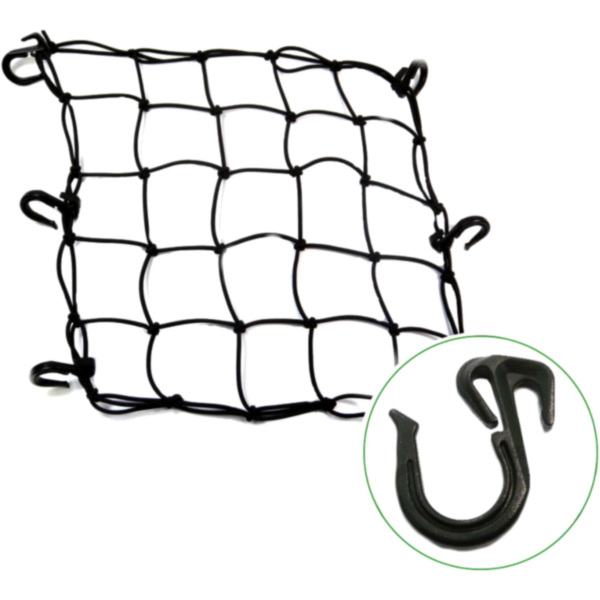 Cargo net 40x40cm 6 hooks