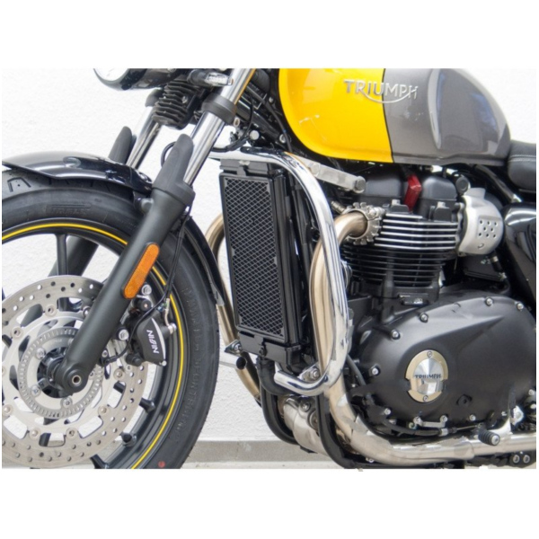 crash bar front chrome 7863