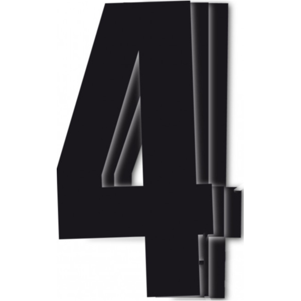 Race numbers no.4 black bird racing 1108312