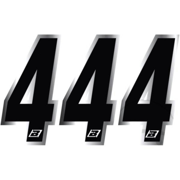 Race numbers no.4 black bird racing 1108322