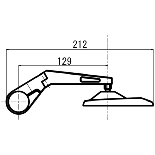 Mirror bar end black daytona 1014222_2