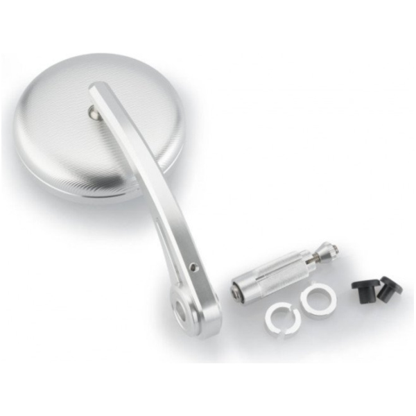 Mirror bar end silver left+right puig