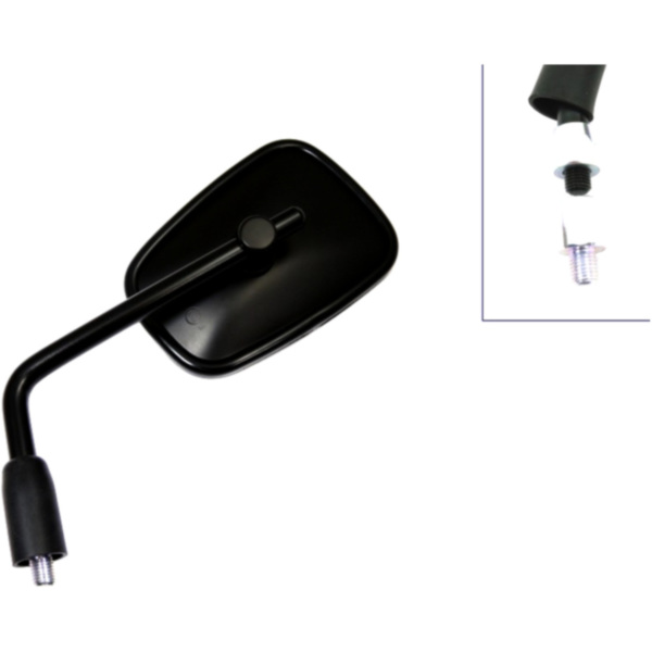 Mirror black left JMP BA19K0062BL