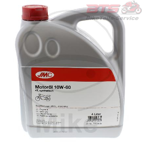 10w60 oil 4l jmc fitting for Husqvarna SM E-Start 610 A1AFEKP 2007, 53 PS, 39 kw