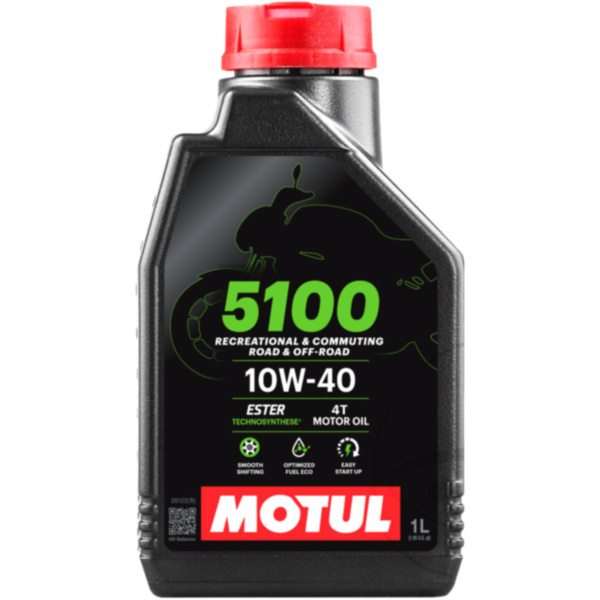 Motoröl 10W40 4T 1 Liter Motul 104066 passend für Kawasaki GPZ  500 EX500D 1998, 60/50/34/27 PS, 44/37/25/20 kw