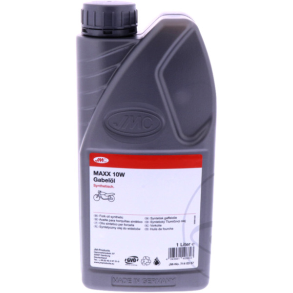 Fork oil 10w 1l jmc fitting for Triumph Bonneville T100 Centennial 800 908MD 2002, 34 PS, 25 kw