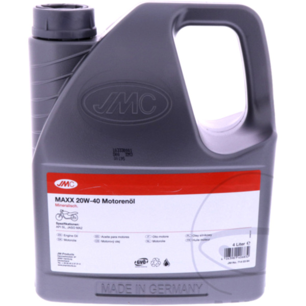 Engine oil 20w40 4-stroke 4l jmc