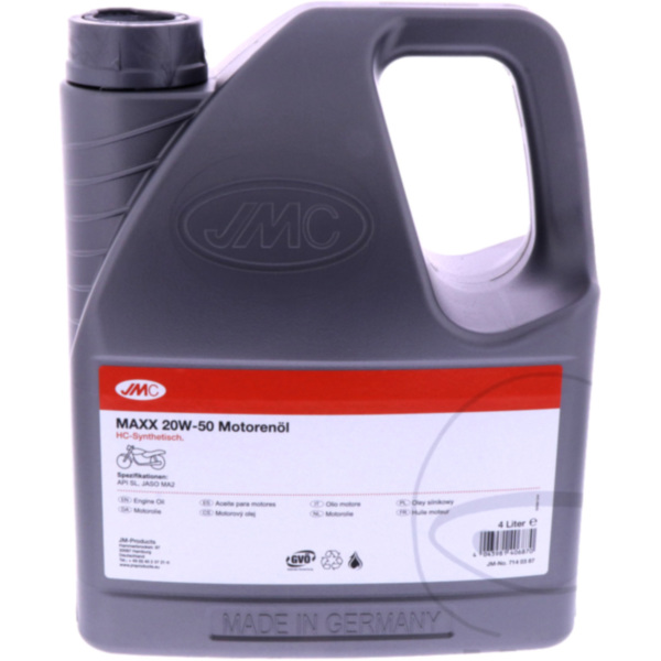 Engine oil 20w50 4-stroke 4l jmc