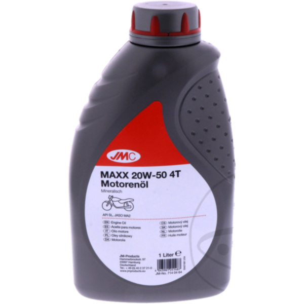 Engine oil 20w50 4-stroke 1l jmc