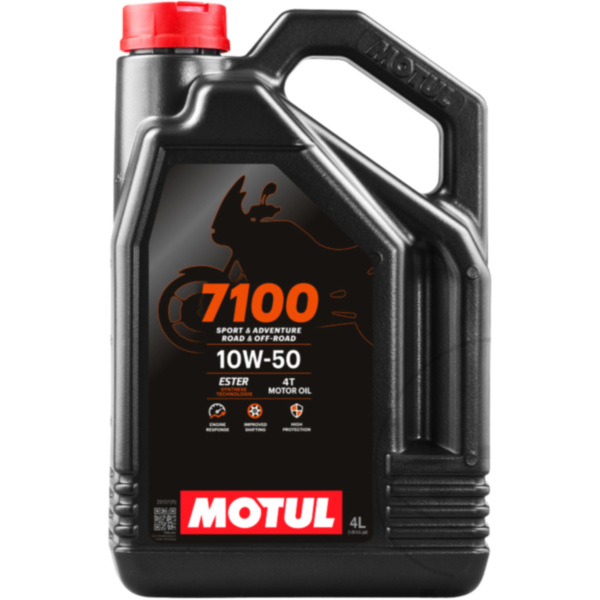 Motoröl 10W50 4T 4 Liter Motul 109381 passend für Kawasaki GPZ  500 EX500D 1998, 60/50/34/27 PS, 44/37/25/20 kw