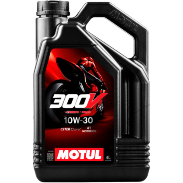 Motoröl 10W30 4T 4 Liter Motul synthetisch 300V Factory Line Road Racing