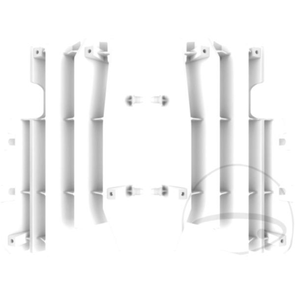 Radiator lamellas kit white 8459800001