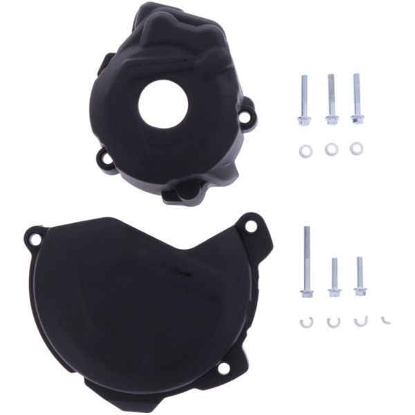 Clutch/ ignition cover protector black 90970