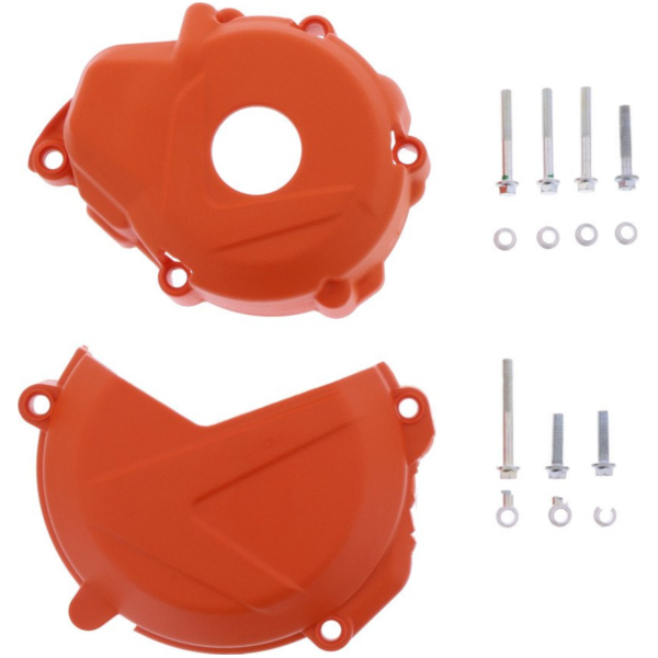 Clutch/ ignition cover protector orange 90983