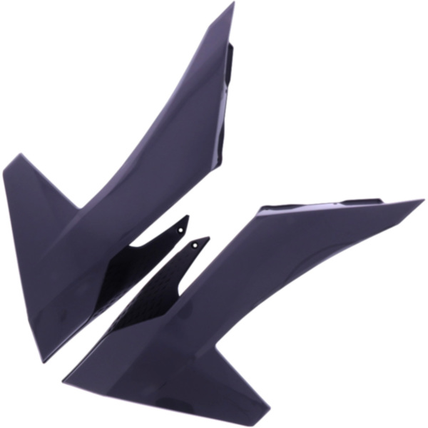 RADIATOR GUARDS KIT BLACK/GREY
