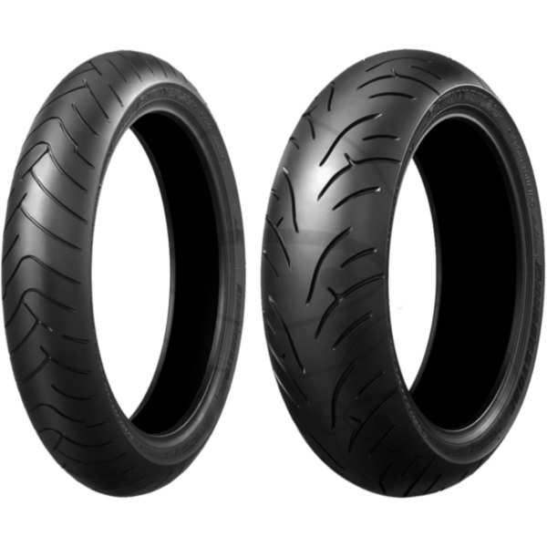 110/70ZR17 (54W) TL front Reifen Bridgestone BT023 passend für Honda NTV Revere 650 RC33 1995, 50 PS, 37 kw