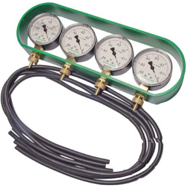 SYNCHROTEST für 4 Vergaser passend für Kawasaki GPZ  500 EX500D 1998, 60/50/34/27 PS, 44/37/25/20 kw