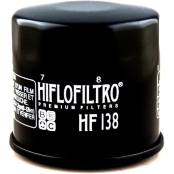 Oil filter hiflo premium HF138 fitting for Suzuki GSX-R  750 WVB31216 2005, 106 PS, 78 kw