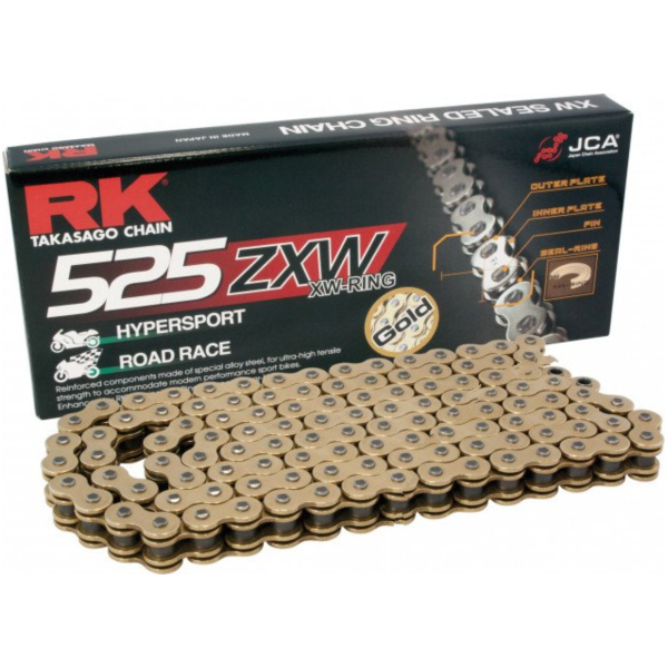 Rk x-ring chain gb525zxw/112 fitting for MV Agusta F3  675  2014, 128 PS, 94 kw