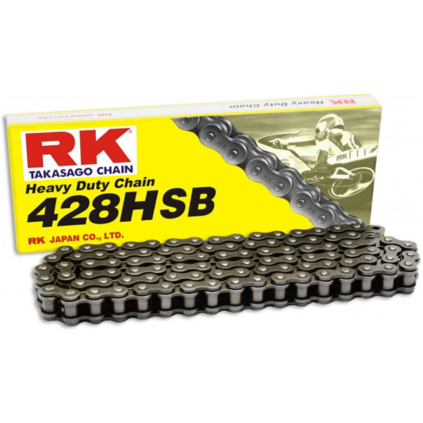 Antriebskette RK Standardkette 428HSB/136 passend für Sachs XTC Racing 125 675 2001, 15 PS, 11 kw