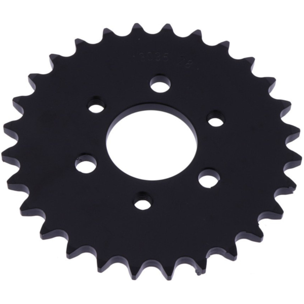 Rear sprocket 28 tooth pitch 420 black fitting for Aeon Mini Kolt 2WD 50  2013, 3,1 PS, 2,3 kw