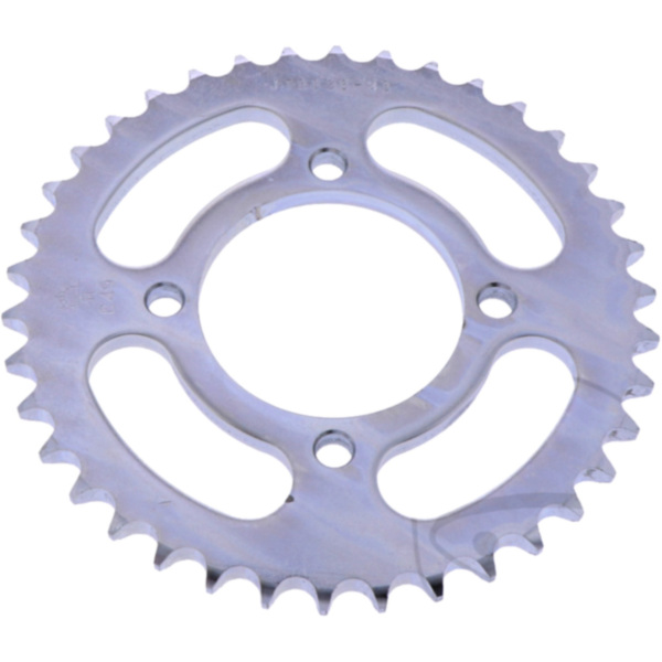 Rear sprocket 38 tooth 428 silver fitting for Yamaha YBR  125 RE052 2012, 10 PS, 7,5 kw