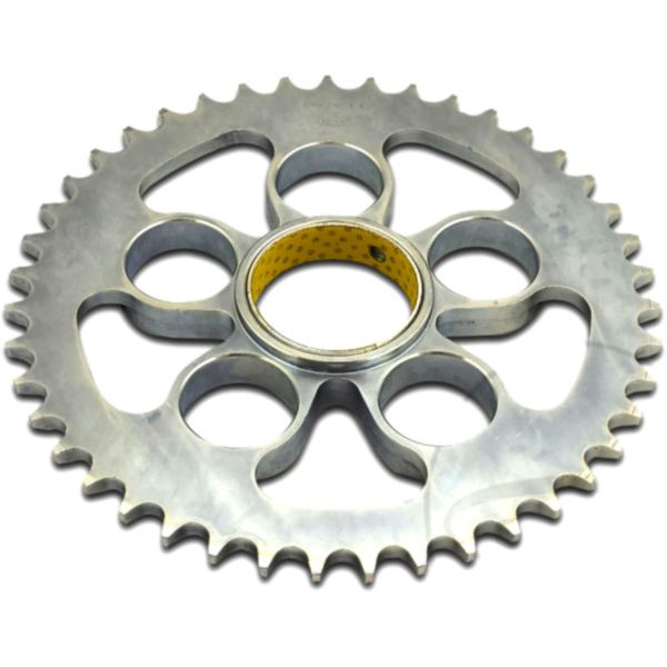 Rear sprocket 43 tooth 525 silver fitting for Ducati 848  848 H600AA/H601AA 2008, 134 PS, 99 kw