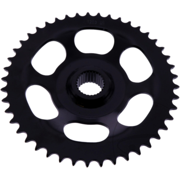 Rear sprocket 45 tooth pitch 415 black 501200345 fitting for Aprilia RS Extrema/Replica 50 MM020 1998, 2,7 PS, 2 kw