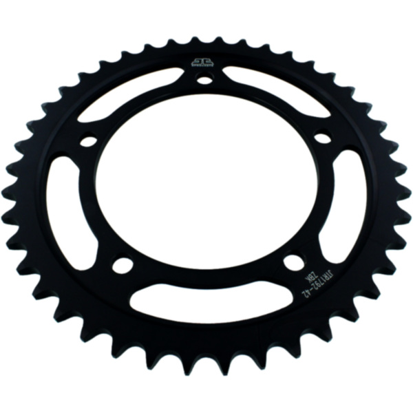 Kettenblatt Kettenrad 42Z Teilung 525 schwarz JTR179242ZBK passend für Triumph Bonneville T100 Centennial 800 908MD 2002, 34 PS, 25 kw