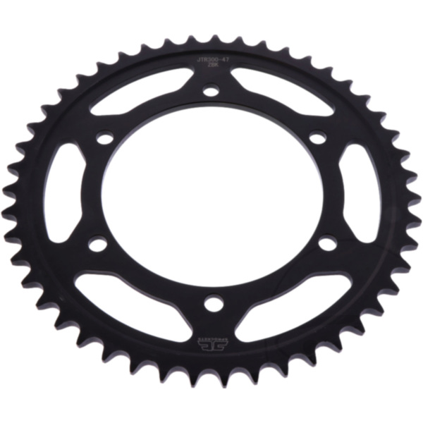 Kettenblatt Kettenrad 47Z Teilung 525 schwarz JTR30047ZBK passend für Honda XL Transalp 650 RD11A 2007, 53 PS, 39 kw