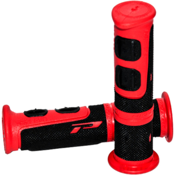 Grips black red atv