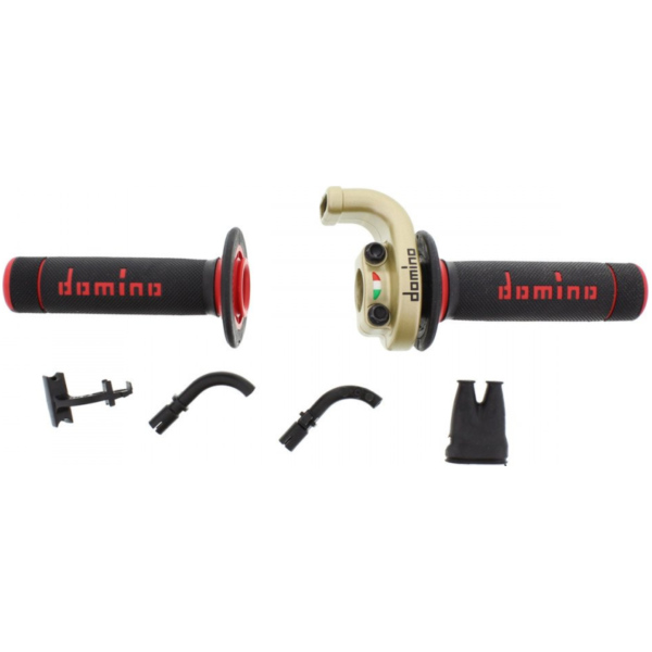 Domino twin pull Throttle fitting for Yamaha YZ  450 CJ10C 2008, 60 PS, 44 kw