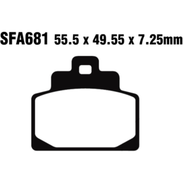 BRAKE PADS SCOOTER EBC 0090