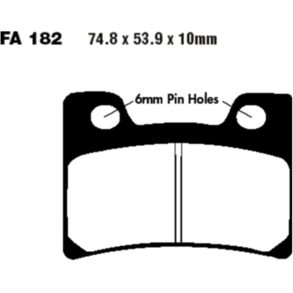 Bremsklotz Sinter HH EBC FA182HH