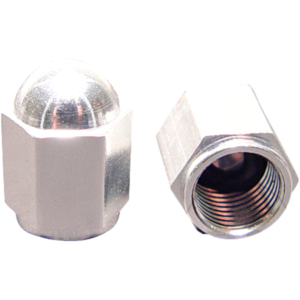 Valve caps aluminium silver fitting for Beeline Veloce Dynamic 50  2014, 