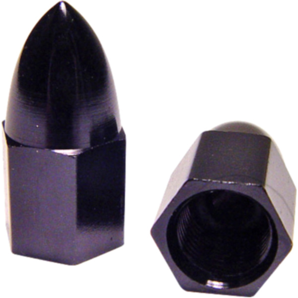Valve caps aluminium black fitting for Triumph Bonneville T100 Centennial 800 908MD 2002, 34 PS, 25 kw