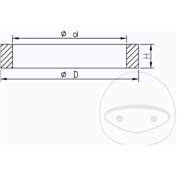 Fork oil seal - original kayaba_1