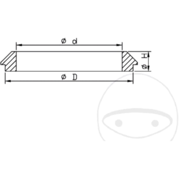 Staubk kit fork kyb