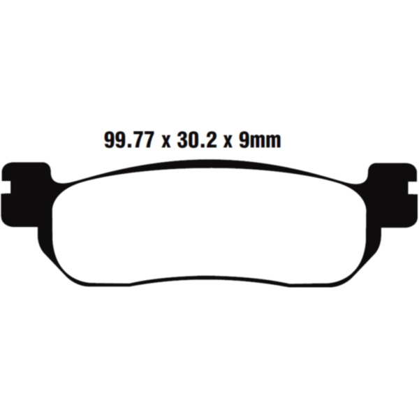 Bremsbeläge Bremsklotz Standard EBC FA275TT passend für Yamaha YZF-R6  600 RJ031 2000, 120 PS, 88 kw