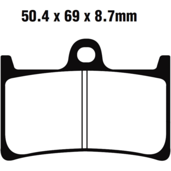 Brake pads scooter ebc SFA252