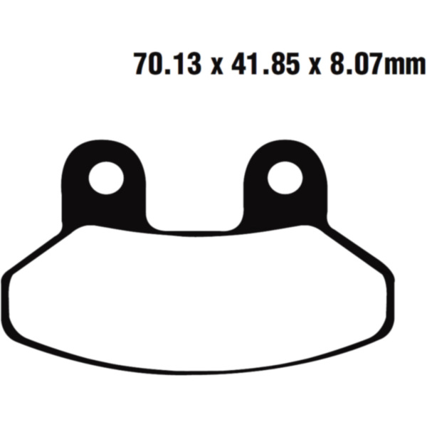 Brake pads carbon scooter ebc SFAC306
