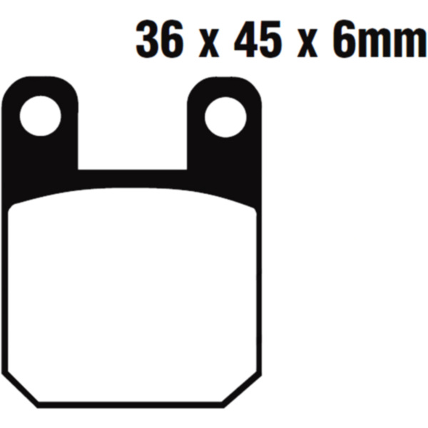 Brake pads sintered r ebc FA115R fitting for CPI SM Supermoto 250  2014, 24,5 PS, 18 kw