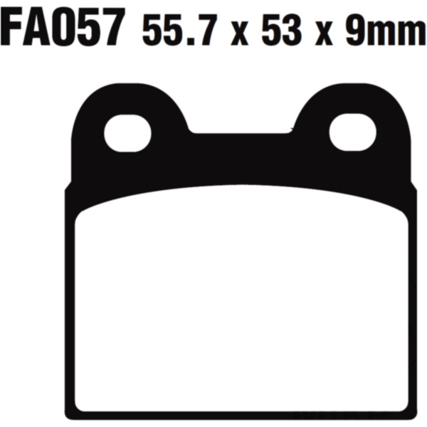 Break Pad Semi-Sinter V EBC FA057V